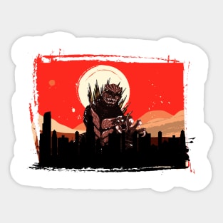 The Godzilla Sticker